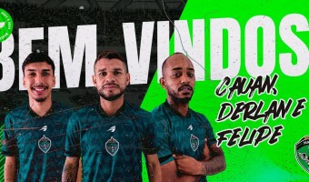 Manaus FC anuncia três reforços para a sequencia da Série D 2024