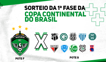 ‘O Manaus não escolhe adversários’, diz presidente sobre sorteio da Copa do Brasil