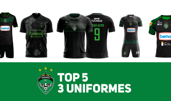 Conheça os cinco uniformes finalistas do concurso realizado pelo MANAUSFC
