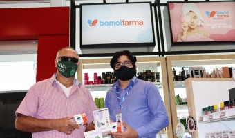 Manaus FC recebe doação de medidores de temperatura infravermelho e oxímetros da Bemol Farma