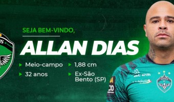 Após conquistar o Barezão, Manaus FC anuncia Allan Dias
