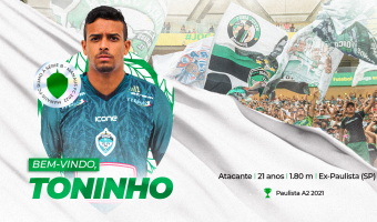 Manaus FC anuncia o atacante Toninho
