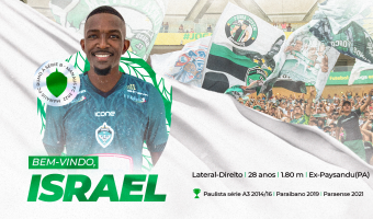 Reforço na lateral-direita! Manaus FC anuncia Israel Neves
