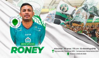 Manaus FC anuncia atacante Roney como novo reforço