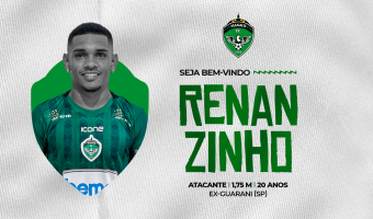 Manaus FC anuncia atacante Renanzinho como novo reforço