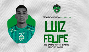 Manaus FC anuncia meia Luiz Felipe como novo reforço
