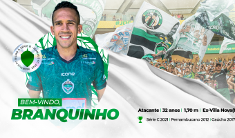 Manaus FC anuncia o atacante Branquinho como novo reforço para a Série C 2022