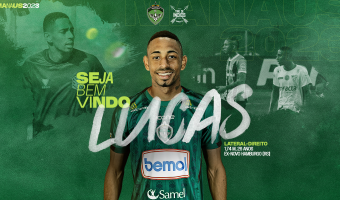 Manaus FC anuncia lateral Lucas Carvalho para 2023