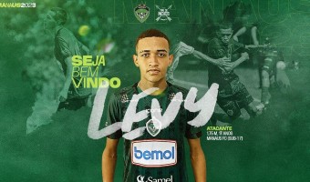 Manaus FC assina primeiro contrato profissional com Levy, destaque do Sub-17