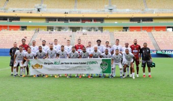 Manaus FC homenageia Pelé no dia em que morte do Rei do Futebol completou um mês