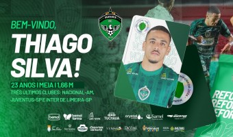 Campeão e líder de assistências em 2022, Thiaguinho retorna ao Manaus FC