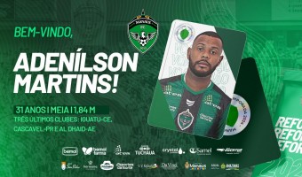 Manaus FC acerta a contratação do meia Adenílson para a temporada de 2024