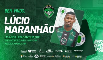 Manaus FC contrata atacante Lúcio Maranhão para a temporada de 2024