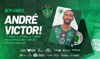 Manaus FC contrata lateral-direito André Victor, campeão estadual pelo Treze-PB