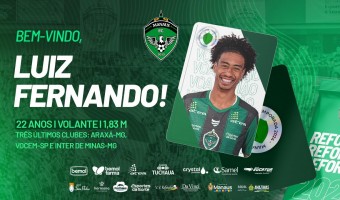 Manaus FC contrata volante Luiz Fernando para temporada de 2024