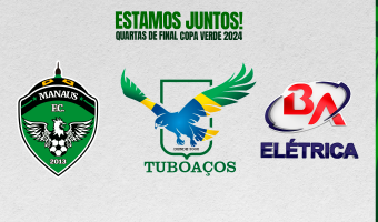 Manaus FC anuncia dois novos patrocinadores para os jogos contra o Paysandu