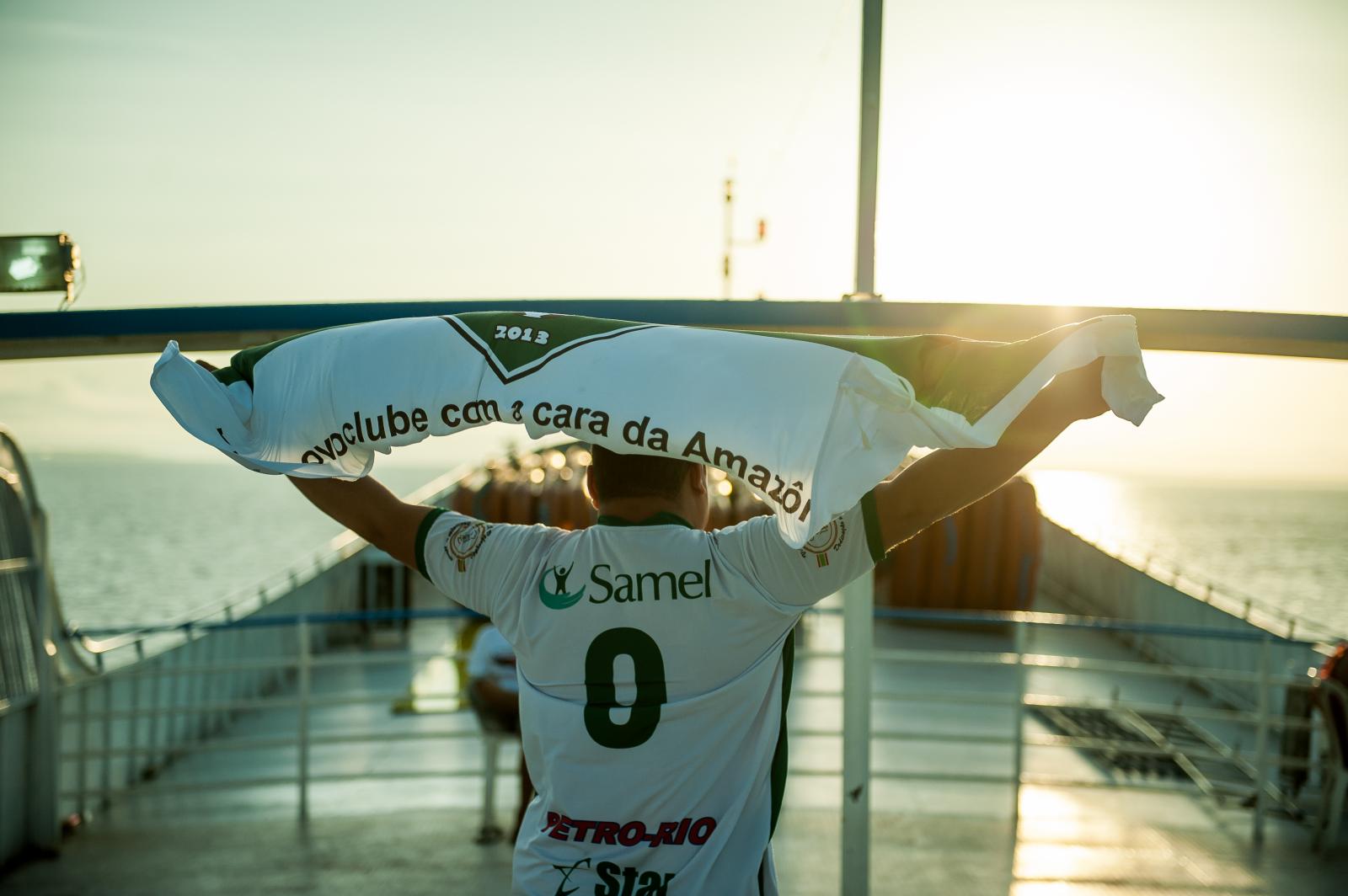 Torcida esmeraldina viaja 760 km para ver jogo do Manaus FC em Santarém