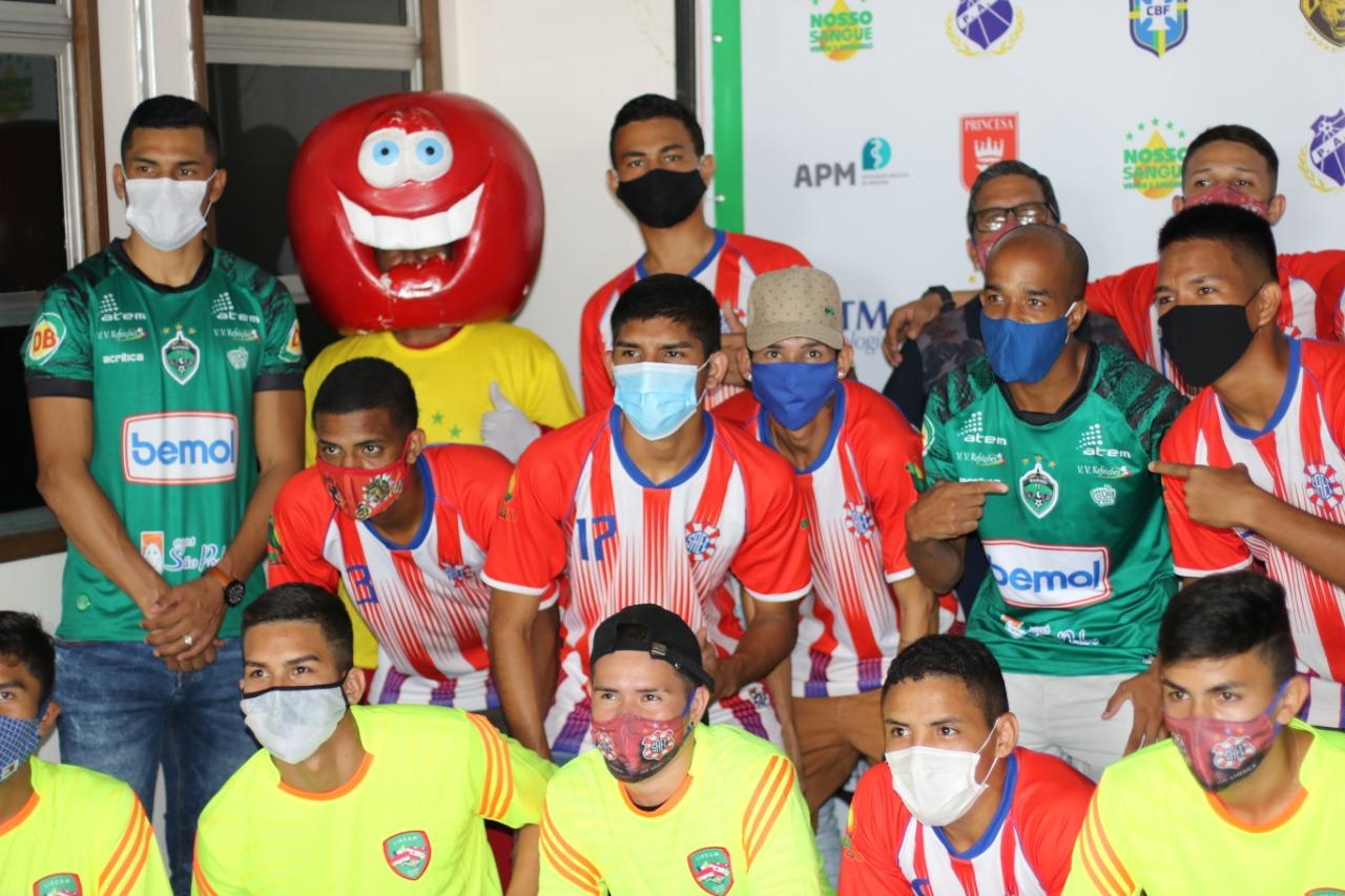 Manaus FC incentiva participação na campanha “Nosso Sangue Verde e Amarelo”