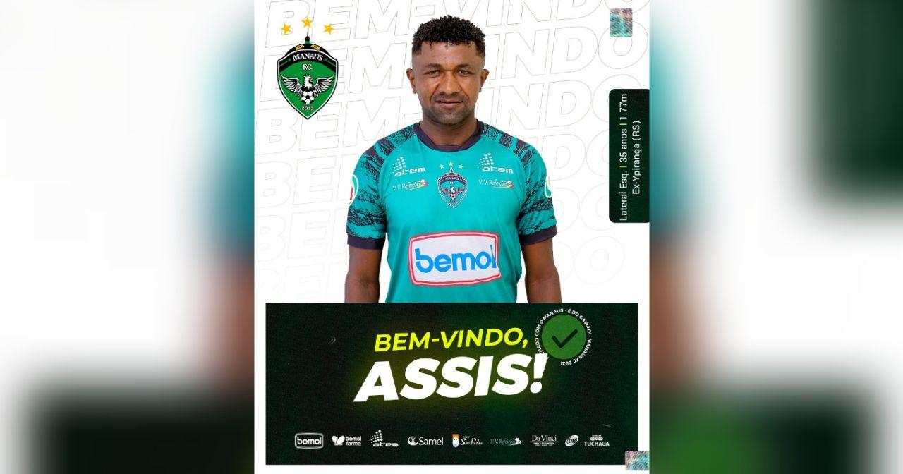 Manaus FC anuncia a contratação de novo lateral esquerdo