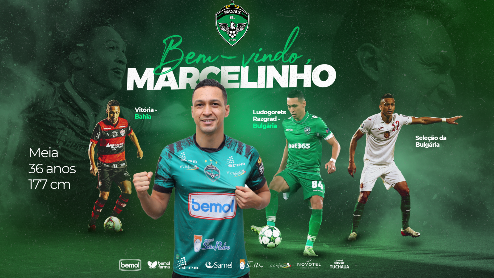 Manaus FC anuncia contratação de Marcelinho