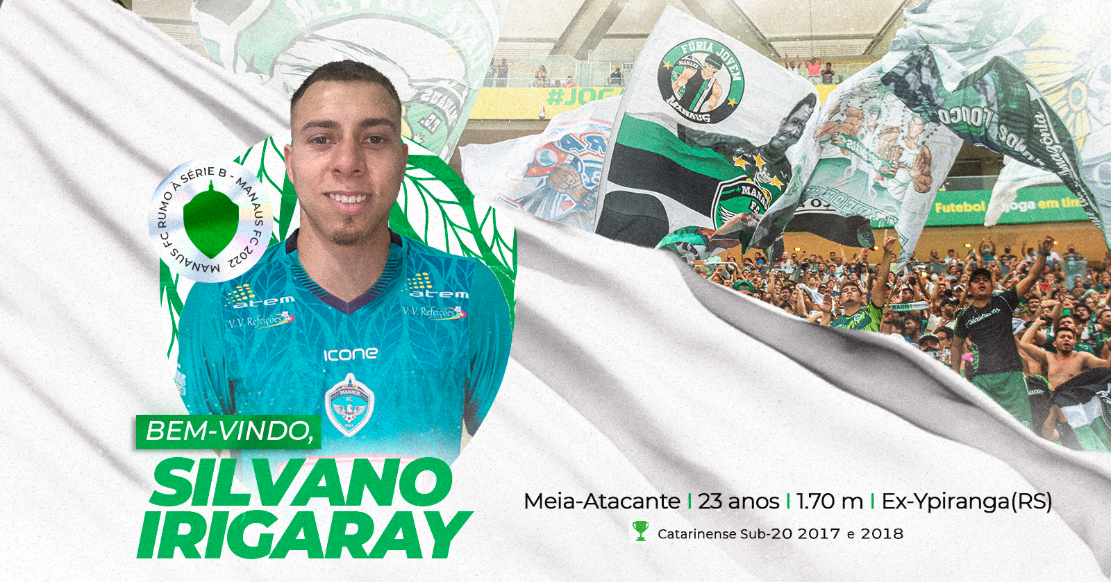 Manaus FC anuncia o extremo Silvano