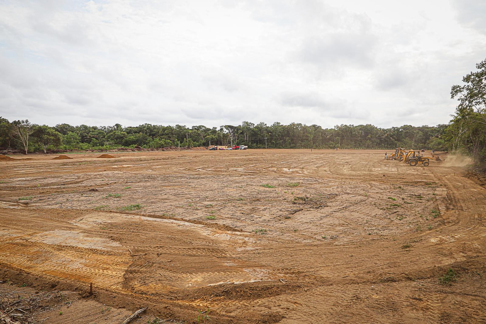 Manaus FC inicia terraplanagem para construção de campos no Ninho do Gavião