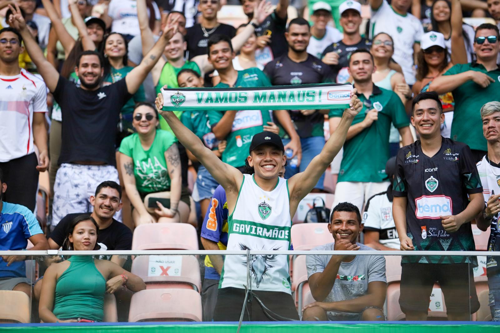 Manaus FC levou quase 200 mil torcedores aos estádios da capital desde o acesso de 2019