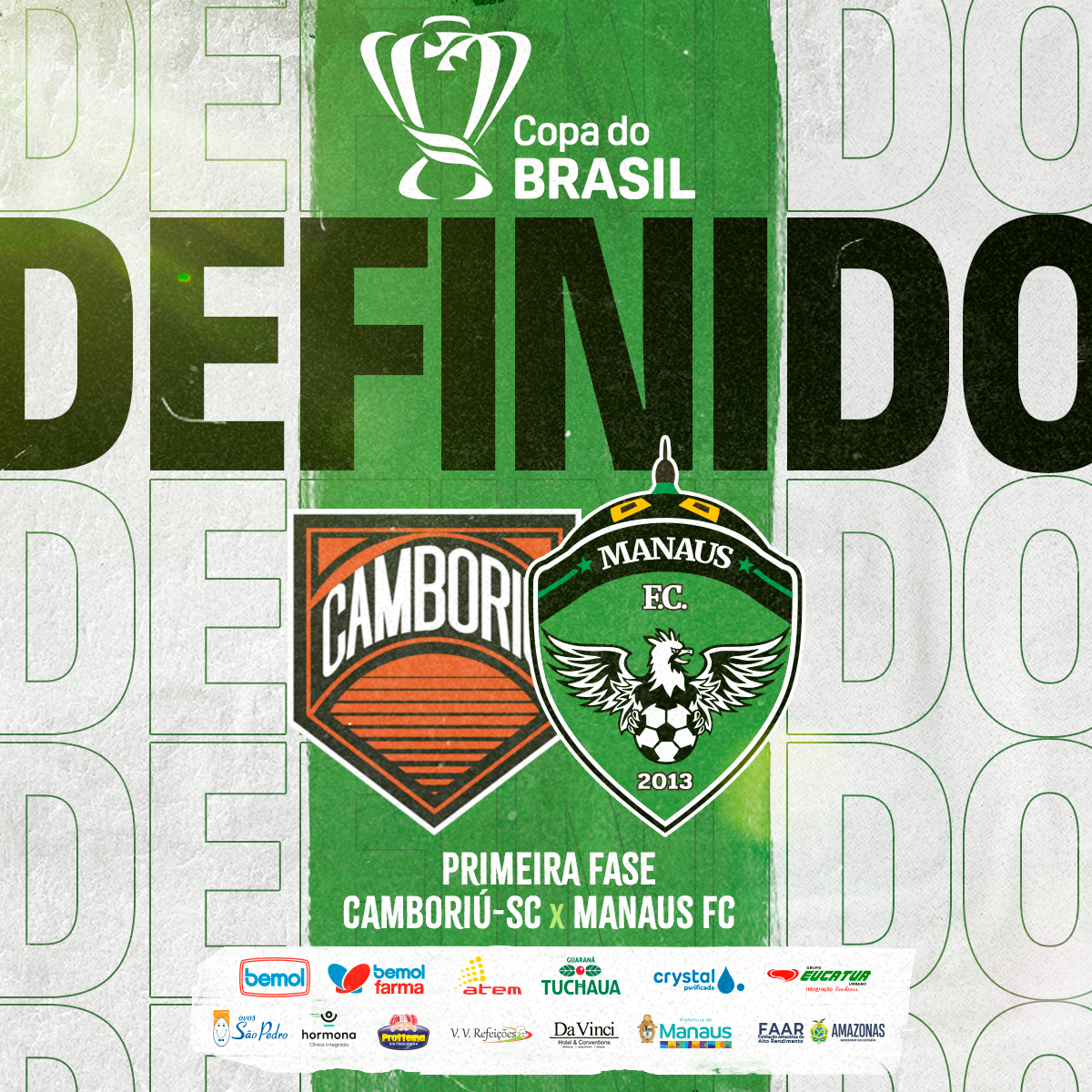 Manaus FC enfrenta o Camboriú-SC na primeira fase da Copa do Brasil