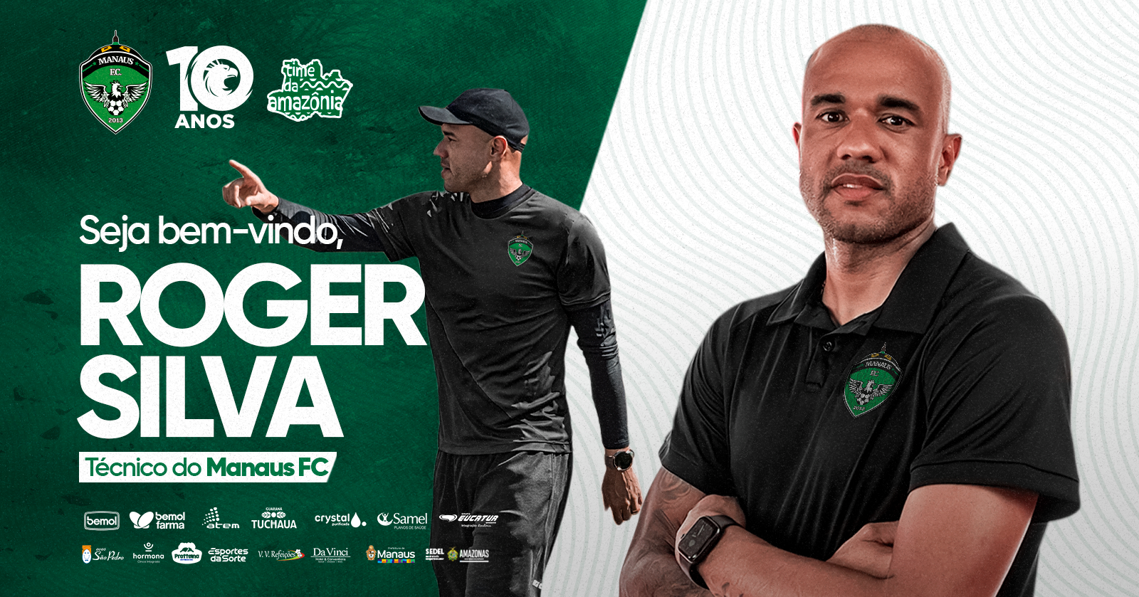 Manaus anuncia o técnico Roger Silva como novo treinador