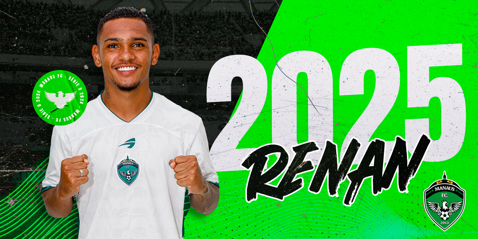 Manaus FC anuncia renovação com o atacante Renanzinho